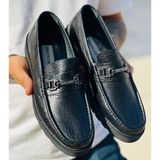 Pierre Cardin Pce-241065 Erkek Hakiki Deri Yüksek Taban Loafer Ayakkabı - Siyah