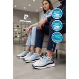 Pierre Cardin PCI-10106 Z Beyaz-Mavi Unisex Spor Ayakkabı - Beyaz - Mavi