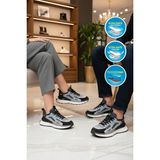 Pierre Cardin PCI-10106 Z Gri-Siyah Unisex Spor Ayakkabı