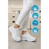 Pierre Cardin PCI-11369 G Beyaz-Mavi Unisex Spor Ayakkabı - Beyaz - Mavi