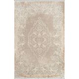Pierre Cardin Pier Zen HG01B Krem Vizon Viskon Akrilik Yumuşak Leke Tutmaz Silinebilir Halı KREM VİZON 80 x 150
