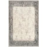 Pierre Cardin Pier Zen HG02A Krem Gri Viskon Akrilik Yumuşak Leke Tutmaz Silinebilir Halı KREM GRİ 80 x 150