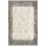 Pierre Cardin Pier Zen HG02A Krem Gri Viskon Akrilik Yumuşak Leke Tutmaz Silinebilir Halı KREM GRİ 80 x 300