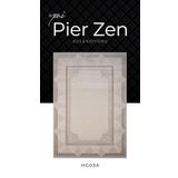 Pierre Cardin Pier Zen HG03A Krem Gri Viskon Akrilik Yumuşak Leke Tutmaz Silinebilir Halı KREM GRİ 100 x 200