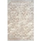 Pierre Cardin Pier Zen HG04A Krem Gri Viskon Akrilik Yumuşak Leke Tutmaz Silinebilir Halı KREM GRİ 100 x 300