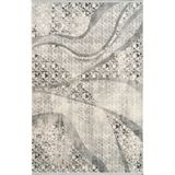 Pierre Cardin Pier Zen HG05A Krem Gri Viskon Akrilik Yumuşak Leke Tutmaz Silinebilir Halı KREM GRİ 80 x 300