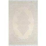 Pierre Cardin Pier Zen HG07A Krem Gri Viskon Akrilik Yumuşak Leke Tutmaz Silinebilir Halı KREM GRİ 100 x 200
