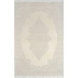 Pierre Cardin Pier Zen HG07A Krem Gri Viskon Akrilik Yumuşak Leke Tutmaz Silinebilir Halı KREM GRİ 80 x 300
