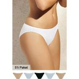 Pierre Cardin Pıerre Cardın 2057 Kadın Hıgh Leg Brıef Yüksek Bel Slip Külot 5 Li Paket Ekonomik