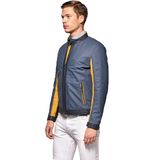 Pierre Cardin Pierre Cardin Erkek Deri Ceket - Mavi - 50
