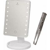 Pierre Cardin Pıerre Cardın LED Işıklı Makyaj Aynası PC-YA2001+ LED Işıklı Cımbız PC-H11203 - Beyaz