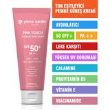Pierre Cardin Pink Touch Ton Eşitleyici Yüz Güneş Kremi SPF50+/PA++ Tüm Cilt Tipleri İçin 50 ml