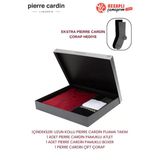 Pierre Cardin Premium Erkek Pamuklu Uzun Kollu Pijama Takım Ve Atlet Boxer Çorap Damat Çeyiz Set Takım