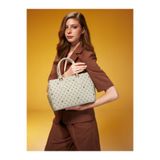 Pierre Cardin Premium Line Bej Monogram Kadın Omuz Çantası 05PO25Y10329