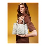 Pierre Cardin Premium Line Beyaz Monogram Kadın Omuz Çantası 05PO25Y10312