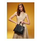 Pierre Cardin Premium Line Siyah Monogram Kadın Omuz Çantası 05PO25Y10325