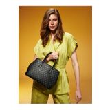 Pierre Cardin Premium Line Siyah Monogram Kadın Omuz Çantası 05PO25Y10329