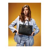 Pierre Cardin Premium Line Siyah Monogram Kadın Omuz Çantası 05PO25Y10332