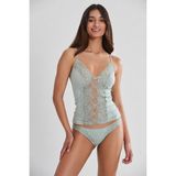 Pierre Cardin Premium Seri Kadın Penye Pamuklu Atlet Külot Iç Çamaşırı Günlük/çeyizlik Kutulu Takım - Mist