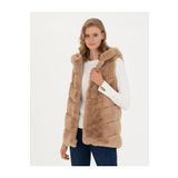 Pierre Cardin Pudra Suni Kürk Yelek 50276351-vr042