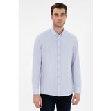 Pierre Cardin Regular Fit Uzun Kol Erkek Gömlek 2133787 Açık mavi