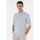 Pierre Cardin Regular Fit Uzun Kol Erkek Gömlek 2137037 Açık mavi