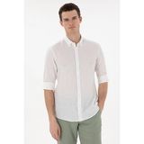 Pierre Cardin Regular Fit Uzun Kol Erkek Gömlek 2137037 Beyaz