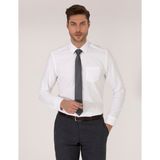 Pierre Cardin Regular Fit Uzun Kollu Klasik Erkek Gömlek - XL - Beyaz