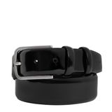 Pierre Cardin Rugan Deri Erkek Kemeri (En 3,5 cm) PC100A (Siyah Rugan, 130 CM)