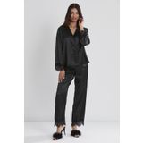 Pierre Cardin Saten Dantelli Pijama Takımı - 1135