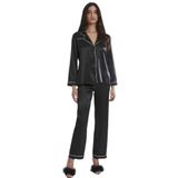 Pierre Cardin Saten Pijama Takımı 1200 Siyah