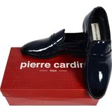 Pierre Cardin Şeritli Rugan Tokalı Eva Taban Damatlık Klasik Erkek Ayakkabı - Lacivert
