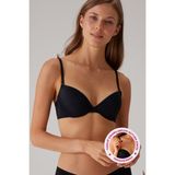 Pierre Cardin Siyah 6112 Como Destekli Micro Dekolte Sütyen