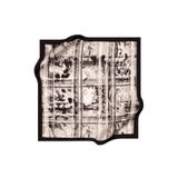 Pierre Cardin Siyah 90X90 İpek Krep Saten Eşarp