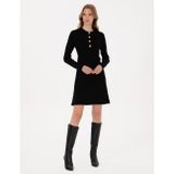 Pierre Cardin Siyah A Kesim Triko Elbise 50311039-VR046