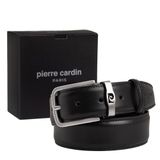 Pierre Cardin Siyah Analin Deri Erkek Kemer PC-ANLA55 (Siyah, 110 CM)