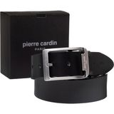 Pierre Cardin Siyah Analin Deri Erkek Kemeri (En 4 cm) PC4100Y3N - 130 cm