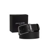 Pierre Cardin Siyah Çift Yönlü Deri Erkek Kemer (En 4 cm) PC-4099BIF