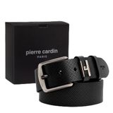Pierre Cardin Siyah Deri Erkek Kemer PC-2099CB3 (Siyah, 125 CM)