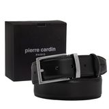Pierre Cardin Siyah Deri Erkek Kemer PC-2209KA55 (Siyah, 110 CM)