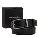 Pierre Cardin Siyah Deri Erkek Kemer PC-2209KA55 (Siyah, 120 CM)