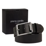 Pierre Cardin Siyah Deri Erkek Kemer PC-3100HS9 (Siyah, 125 CM)