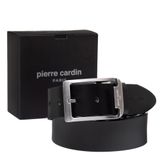Pierre Cardin Siyah Deri Erkek Kemer PC-4100S3A (Siyah, 110 CM)