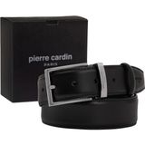 Pierre Cardin Siyah Deri Erkek Kemeri (En 3,5 cm) PC2209KS6Z - 135 cm