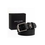 Pierre Cardin Siyah Deri Erkek Kemeri (En 4 cm) PCK02099SIV