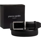 Pierre Cardin Siyah Deri Otomatik Tokalı Erkek Kemeri (En 3,5 Cm) PCOTM01S6T - 130 cm
