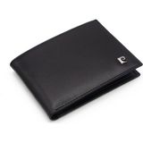 Pierre Cardin Siyah Deri Unisex Kartlık Cüzdan 075 Minimalist Stil ve Şık Tasarım - Siyah - Analin