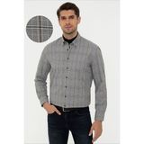 Pierre Cardin Sıyah Erkek Gömlek G021GL004.000.1282551 - Renkli