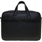 Pierre Cardin Siyah Erkek Laptop Çantası Klasik Stil Normal Kalıp Renkli Düz Desen 01PC001168-F S - Standart