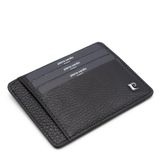 Pierre Cardin Siyah Floater Unisex Deri Kartlık 0422A41